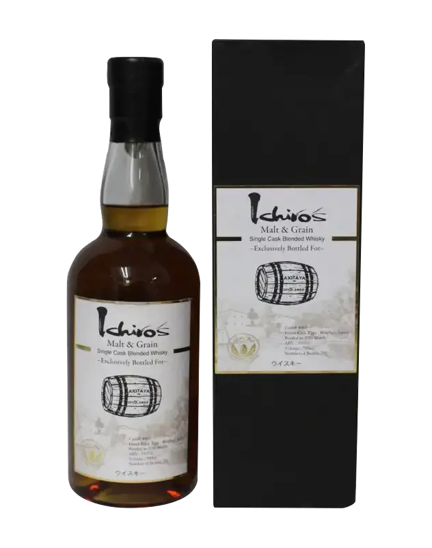 Ichiro's Malt & Grain Exclusively Bottled for Akitaya Since 1855