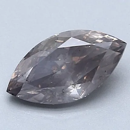 1 pcs Diamond (Natural coloured) - 1.26 ct - Marquise - Fancy deep Brownish, Greyish Yellow - SI2 - International Gemological Institute (IGI)
