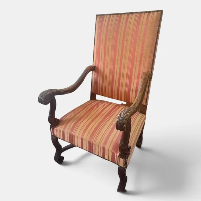 Armchair - Wood - 19th-century high armchair