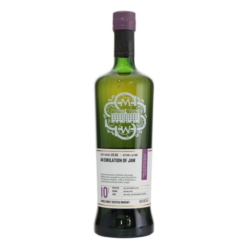 Croftengea 2012 SMWS 10 Year Old 122.60 - An emulation of jam (70cl, 60.40%)