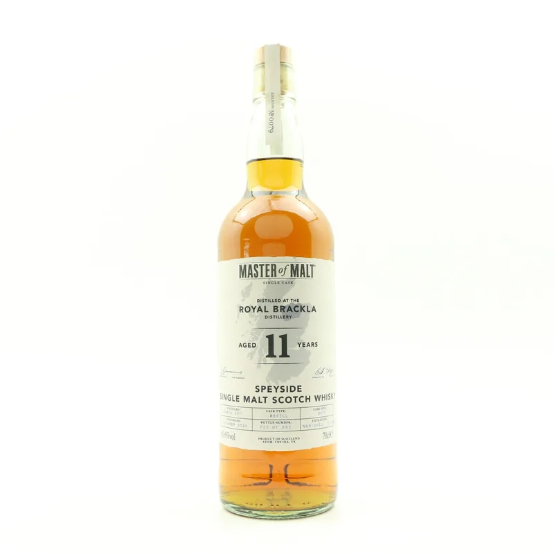 Royal Brackla – 2011 11 Year Old Master Of Malt (70cl, 60.6%)
