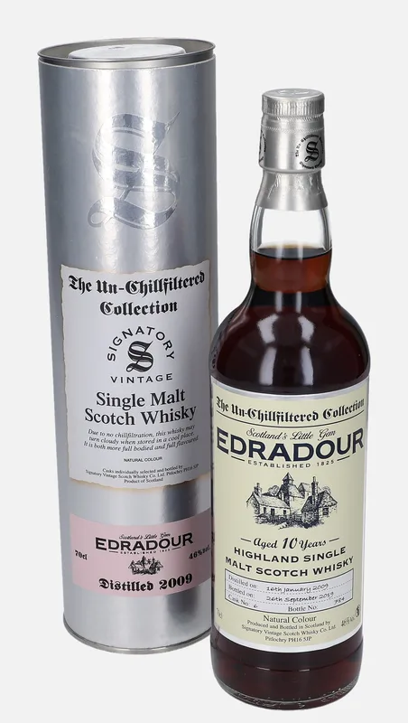 Edradour – 2009 10 Year Old Signatory Vintage Scotch Whisky Co. The Un-Chillfiltered Collection
