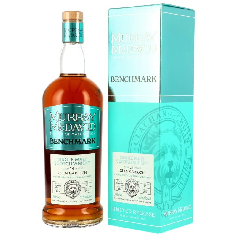 Glen Garioch – 2010/2025 14 Year Old PX Sherry Cask Finish, Murray McDavid