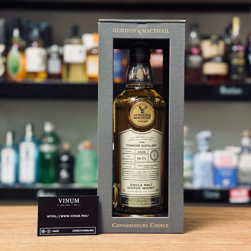Tormore – 24 Year Old 2000 Refill American Hogshead Connoisseurs Choice Gordon & MacPhail