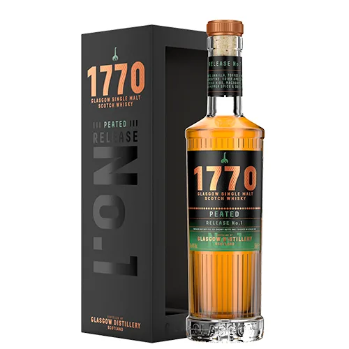 1770 Glasgow Distillery Peated – Release No. 1 (bottled 2019) (50cl, 46%)