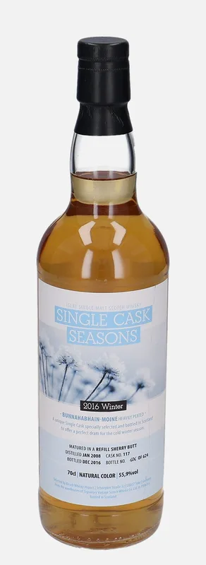Bunnahabhain – Moine 2008 Signatory Vintage Scotch Whisky Co. Single Cask Seasons 2016 Winter