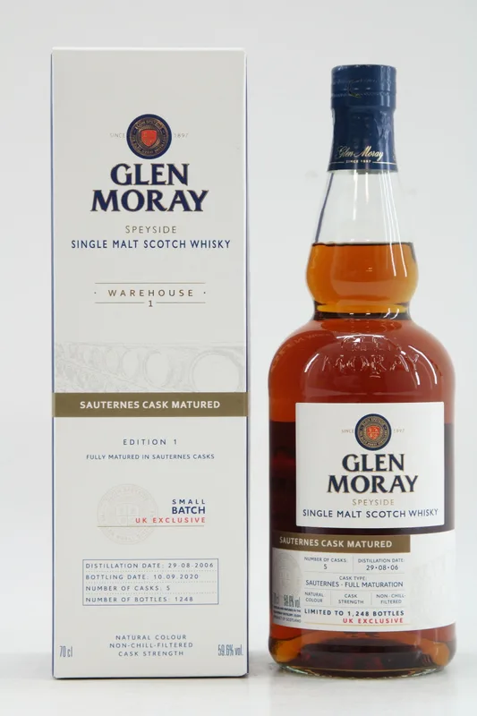 Glen Moray – Warehouse 1 Sauternes Cask Matured - UK Exclusive