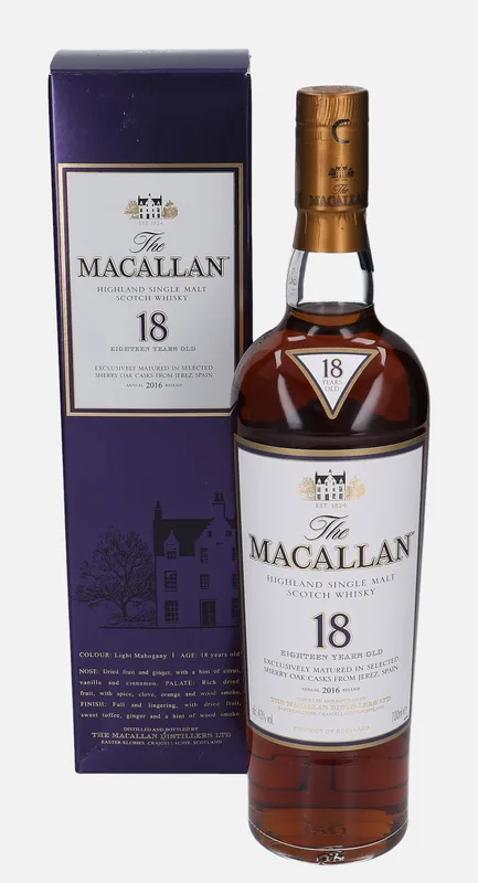 Macallan – 18 Year Old Annual 2016 Release (70cl, 43%)