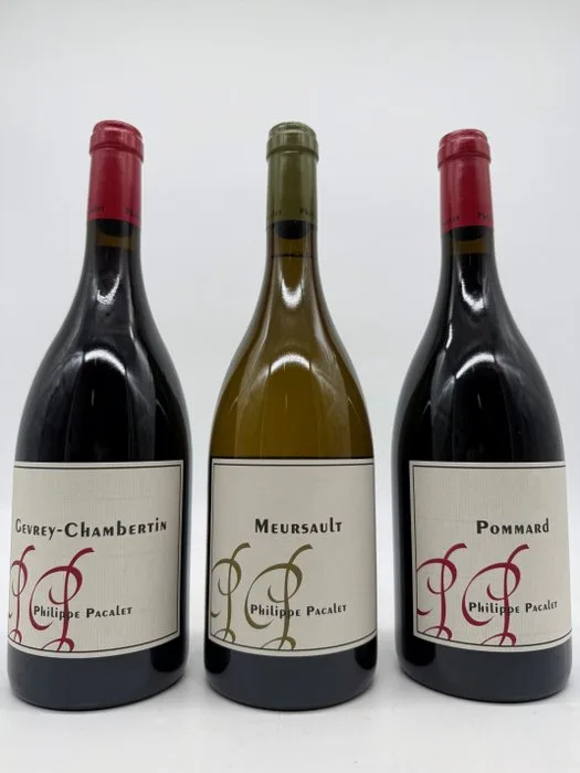 2023 Philippe Pacalet Pommard, Meursault & Gevrey Chambertin - Burgundy - 3 Bottles (0.75L)