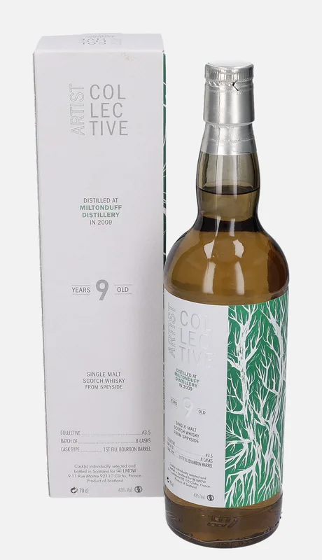 Miltonduff – 2009 9 Year Old La Maison du Whisky Artist Collective Collective: 3.5
