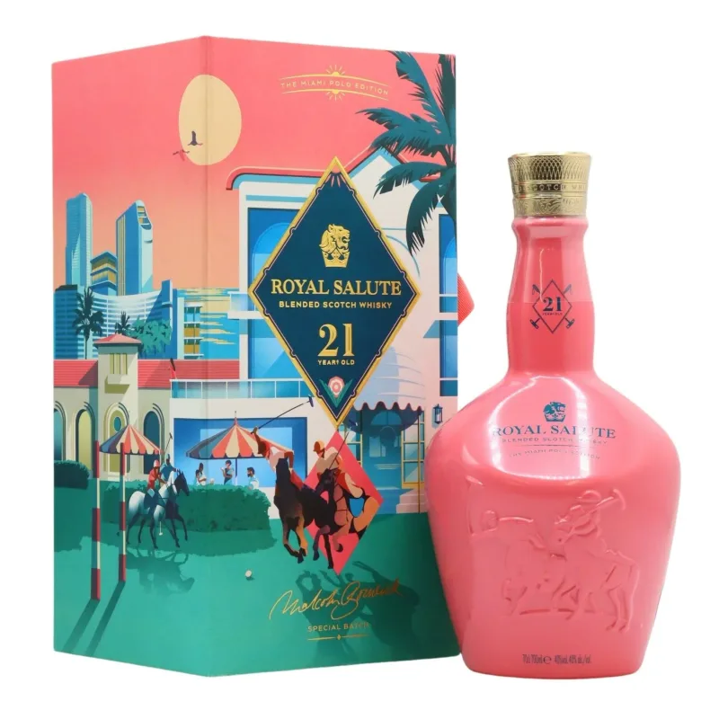 Chivas Royal Salute 21 Year Old Miami Polo Blended Scotch Whisky (2024) (70cl, 40%)