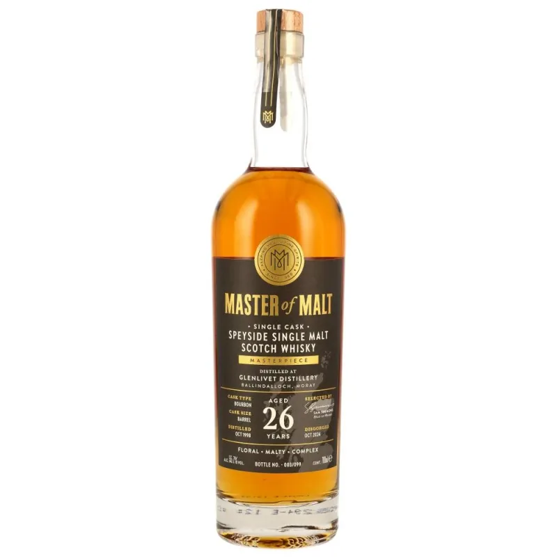 Glenlivet – 26 Year Old 1998/2024 Bourbon Barrel (70cl, 55.7%)