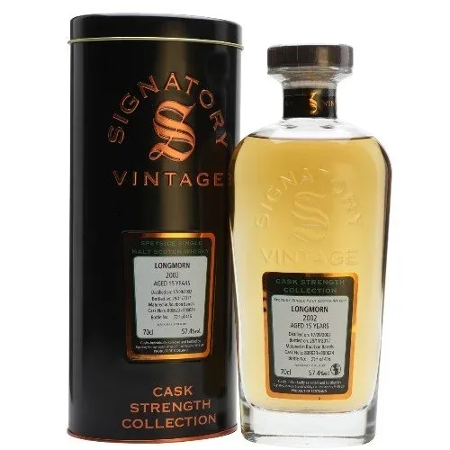 Longmorn – 2002 15 Year Old, Signatory Vintage Cask Strength Collection (57.4%)