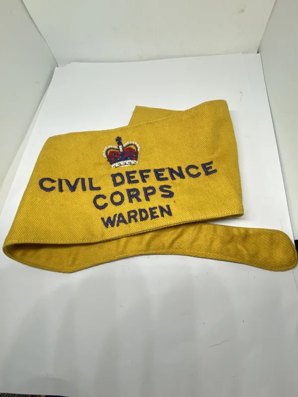 A Civil Defence Corps Warden Armband