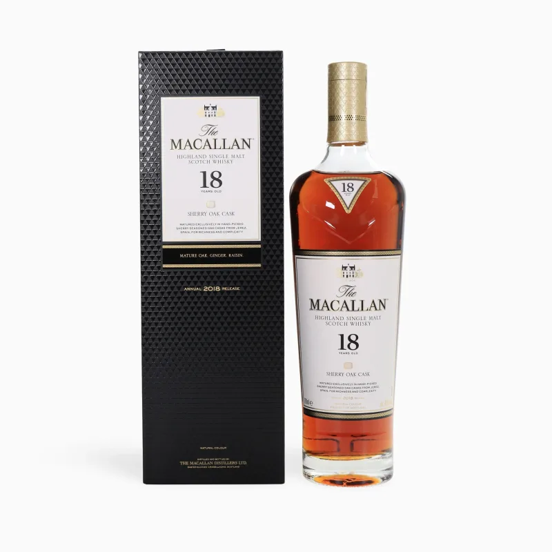 Macallan – 18 Year Old (2018) Sherry Oak