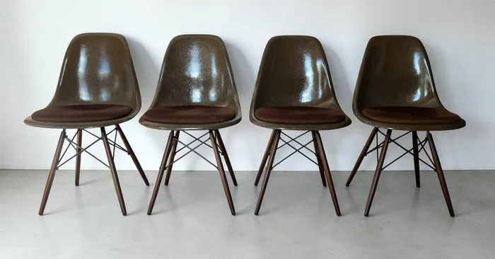 Herman Miller, Vitra - Charles & Ray Eames - Chair (4) - DSW - Maple