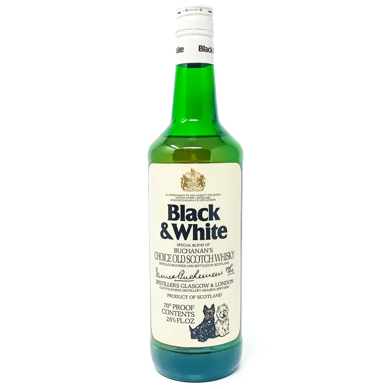 Black & White Blended Scotch Whisky 1970s