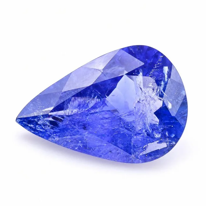 1 pcs Violet Tanzanite - 6.72 ct - International Gemological Institute (IGI)