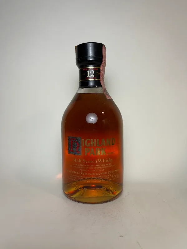 Highland Park 12 Year Old Single Malt Scotch Whisky - 1980s