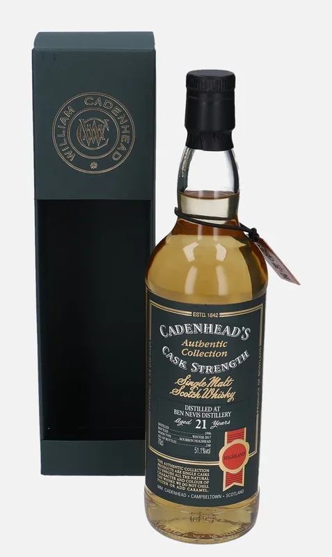 Ben Nevis – 1996 21 Year Old Wm. Cadenhead Authentic Collection