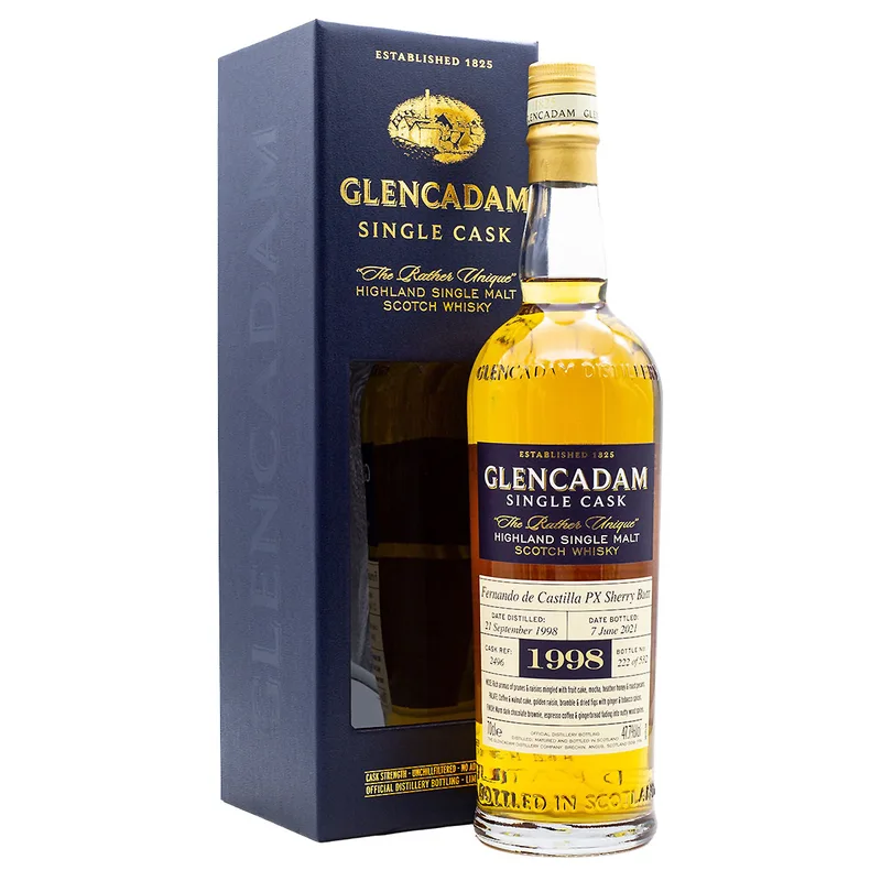 Glencadam – Aged 22 Years 1998/2021 Cask 2496 (70cl, 47.7%)