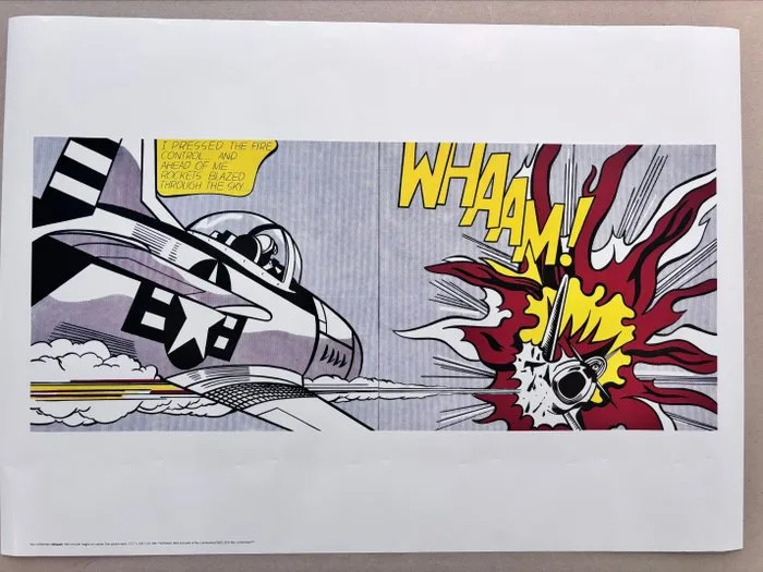 Roy Lichtenstein - Whaam! 1963 / licensed print