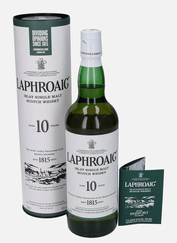 Laphroaig – 10 Year Old (70cl, 40%)