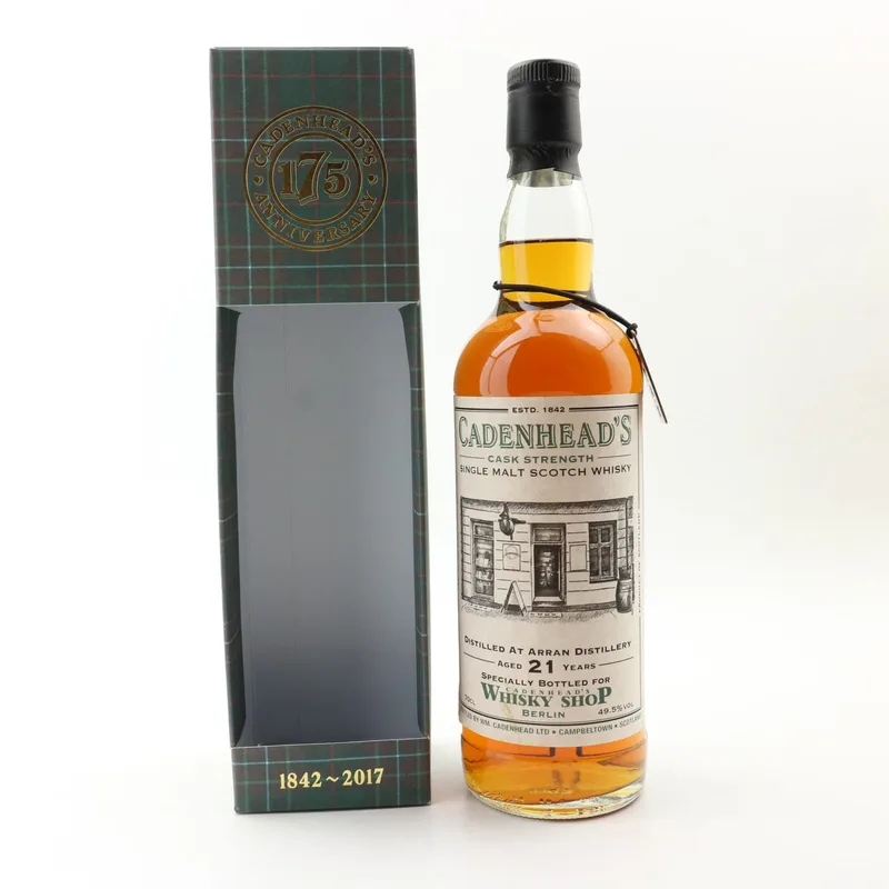 Arran – 1995 21 Year Old For Cadenhead’s Whisky Shop Berlin (70cl, 49.5%)
