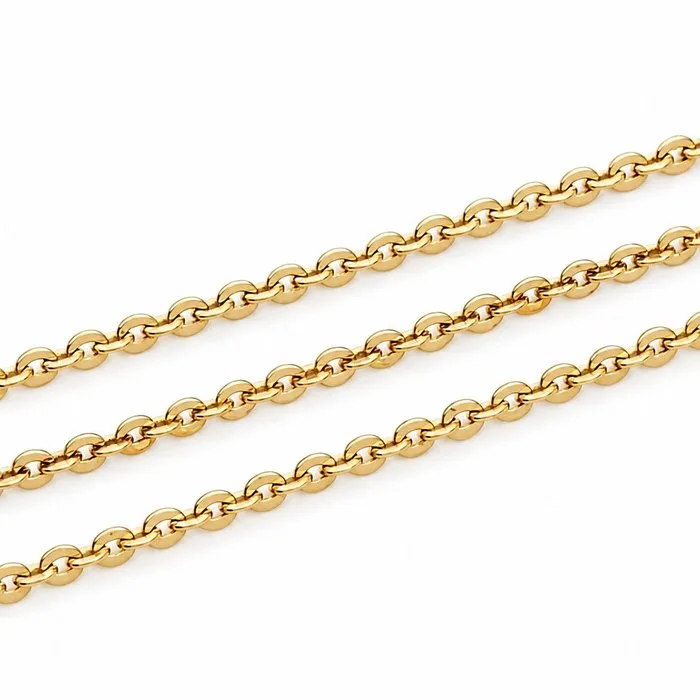 UnoAErre - Necklace - 18 kt. Yellow gold - Made in Italy - Handmade