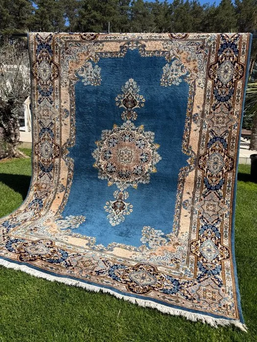 Indo Kerman Kirman Rug - Carpet - 310 cm - 225 cm
