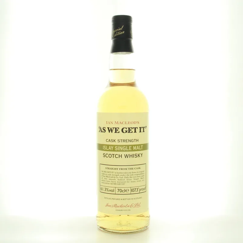‘As We Get It ‘ Islay Single Malt (70cl, 61.3%)