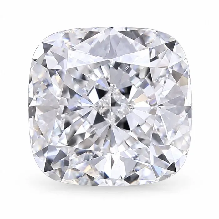 1 pcs Diamond (Lab-grown) - 4.06 ct - Cushion - E - VVS2 - International Gemological Institute (IGI)