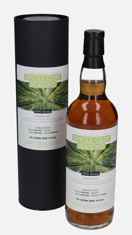 Benrinnes – 2005 Signatory Vintage Scotch Whisky Co. Single Cask Seasons 2020 Spring