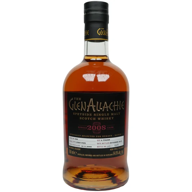 Glenallachie 9 Year Old 2008/2018 Single Cask for Europe - Batch 1