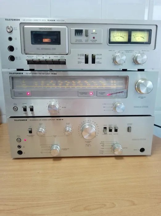 Telefunken - TC450M - TT350 - TA350-B Stereo set - Multiple models