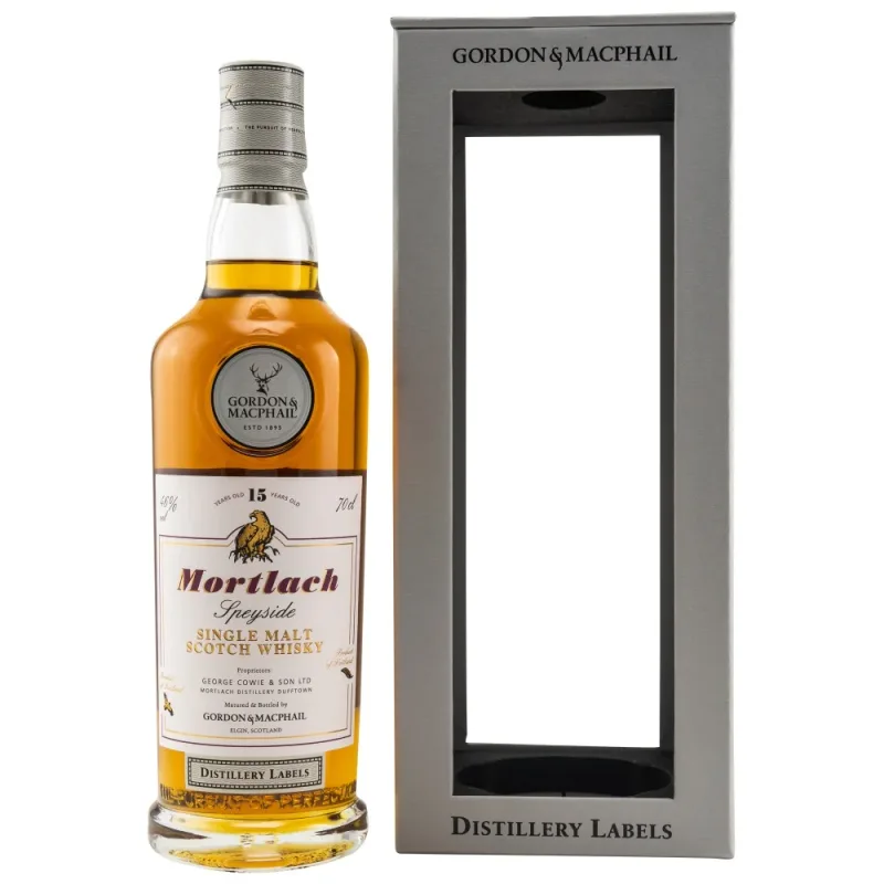 Mortlach – 15 Year Old Gordon & MacPhail Distillery Labels