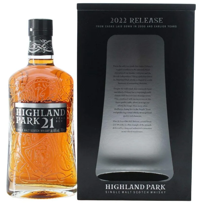 Highland Park – 21 Year Old 2022 Release (70cl, 46%)
