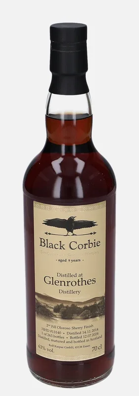 Glenrothes – Black Corbie 2014 9 Year Old Rolf Kaspar (70cl, 63%)