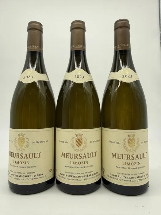 2023 Meursault "Limozin" Hubert Bouzereau Gruère & Filles - Burgundy - 3 Bottle (0.75L)