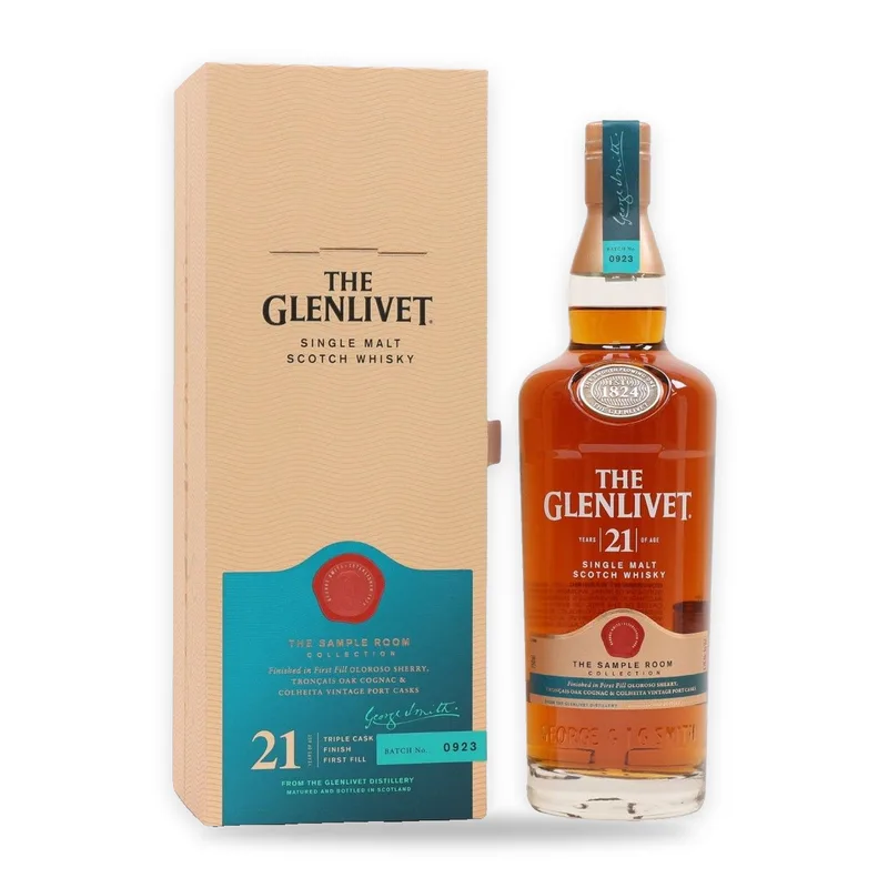Glenlivet – 21 Year Old - Triple Cask Finish - The Sample Room Collection (75cl)