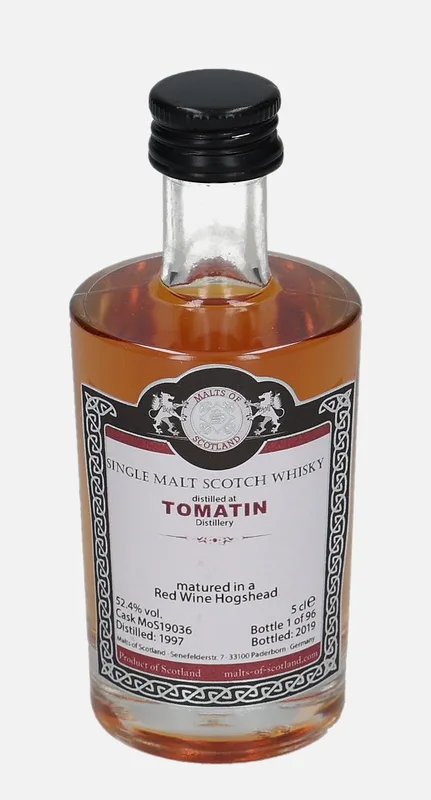 Tomatin – 1997 Malts of Scotland (5cl, 52.4%)