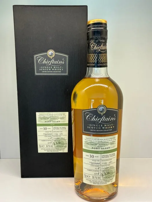Port Ellen 1982 30 years old Chieftain’s - Cask no. 1518 - Ian MacLeod - b. 2012 - 70cl - 308 bottles