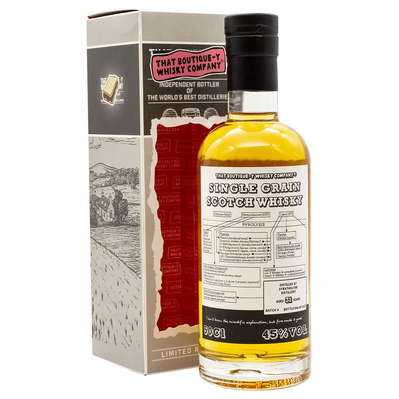 Boutique-Y Whisky Company Strathclyde Aged 31 Years Batch 4 Single Grain Scotch Whisky (50cl, 45%)