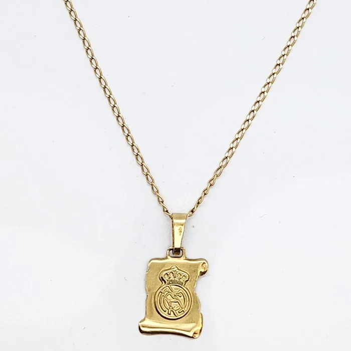 Necklace with pendant - 18 kt. Yellow gold