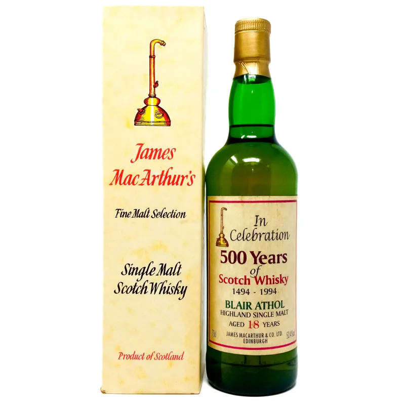 Blair Athol – 18 Year Old James MacArthur 500 Years of Scotch Single Malt Scotch Whisky