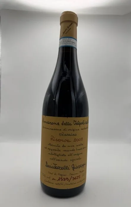 2009 Quintarelli Giuseppe, Amarone della Valpolicella Classico Riserva - Amarone DOC, Riserva, Classico - 1 Bottle (0.75L)