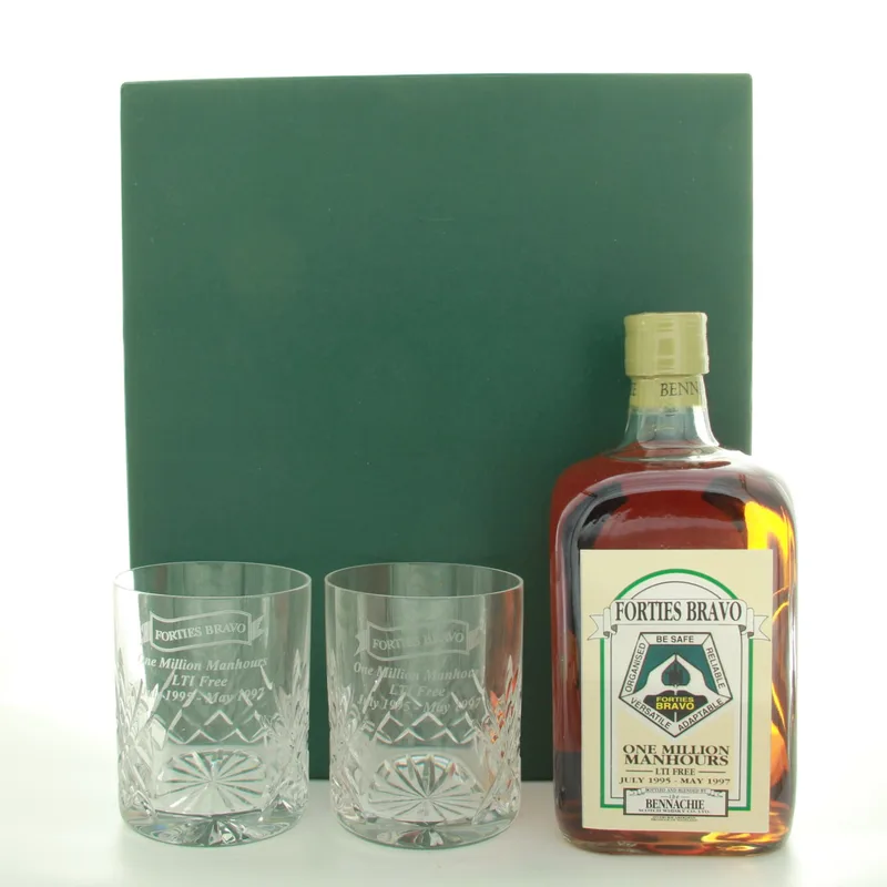 Benachie 10 year old One Million Manhours LTI Free With Glasses (70cl, 40%)