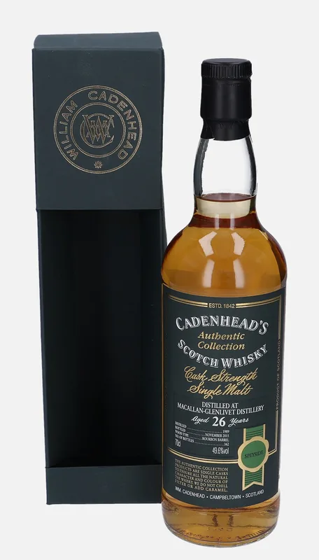Macallan – 1989 26 Year Old Wm. Cadenhead Authentic Collection