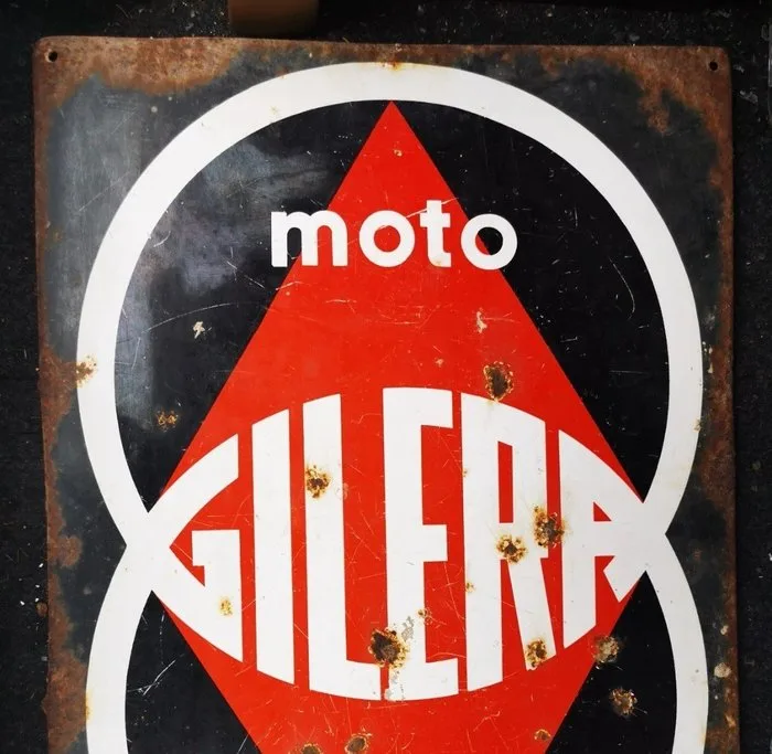 Gilera - Gilera service - Sign - Enamel