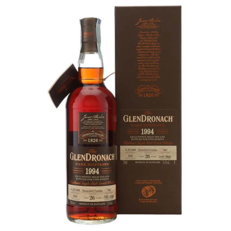 Glendronach – 1994 Cask Bottling 26 Year Old